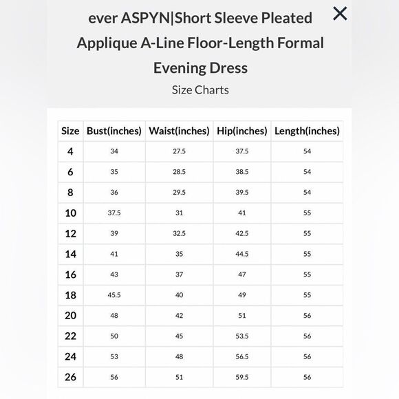 NWT A-Line Formal Dress Gown Navy Blue 6 - Picture 5 of 5